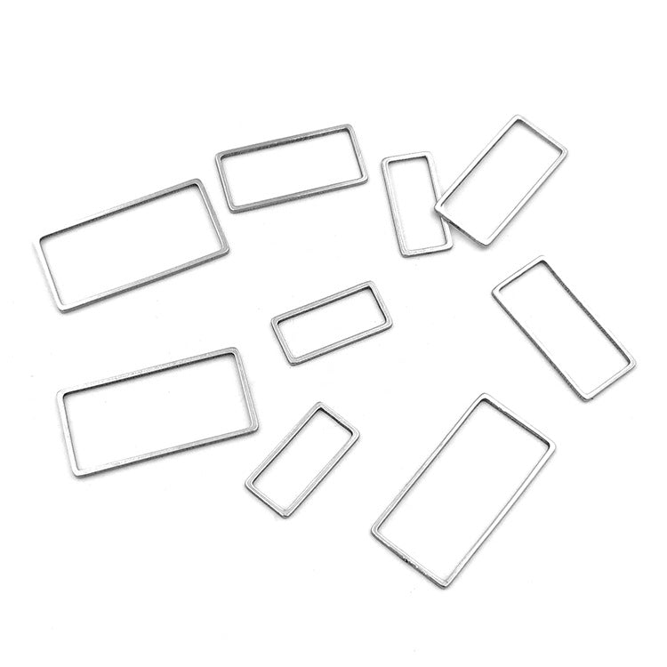 10pcs/pack Rectangle hollowed-out for diy