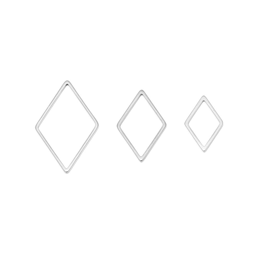 10pcs/pack Rhombus hollowed-out for diy