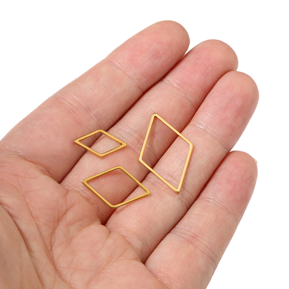 10pcs/pack Rhombus hollowed-out for diy