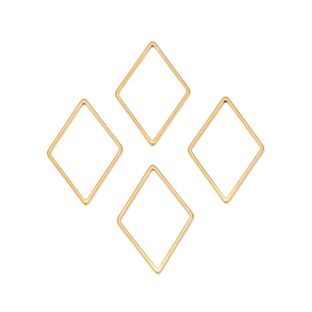 10pcs/pack Rhombus hollowed-out for diy