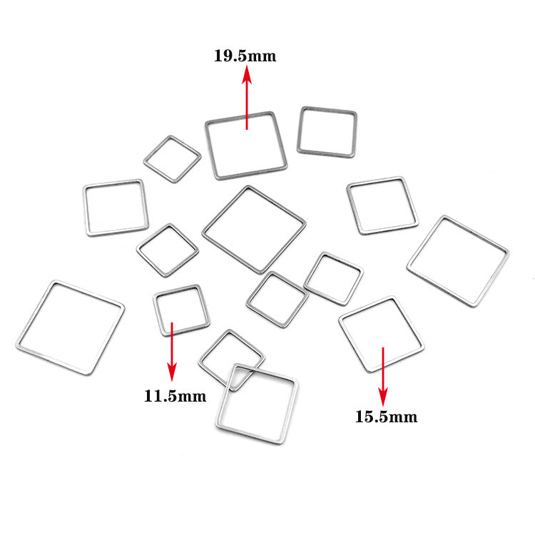 10pcs/pack Square hollowed-out for diy
