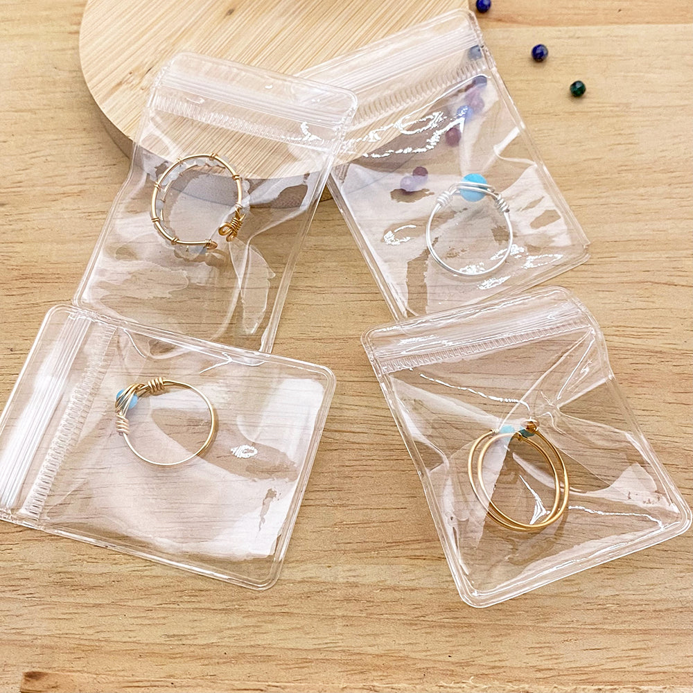 50 pcs/pack Recyclable PVC ziplock bag