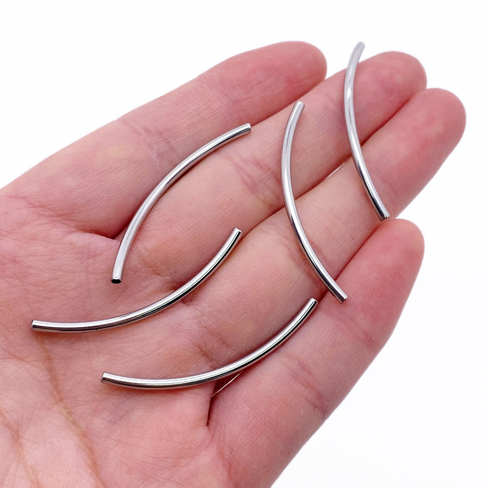 5PCS 3050 Curving Tube Spacer pendant for DIY