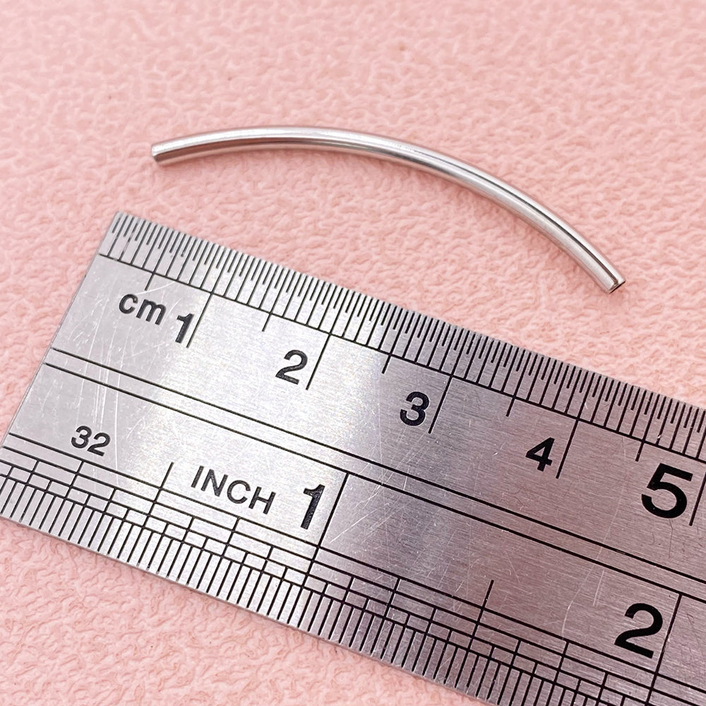 5PCS 3050 Curving Tube Spacer pendant for DIY