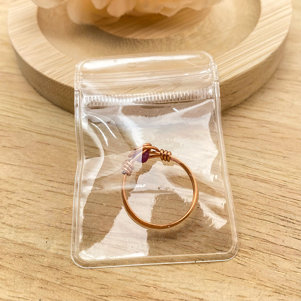 50 pcs/pack Recyclable PVC ziplock bag