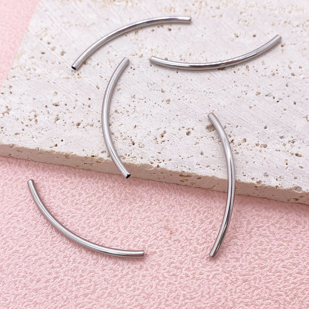 5PCS 3050 Curving Tube Spacer pendant for DIY