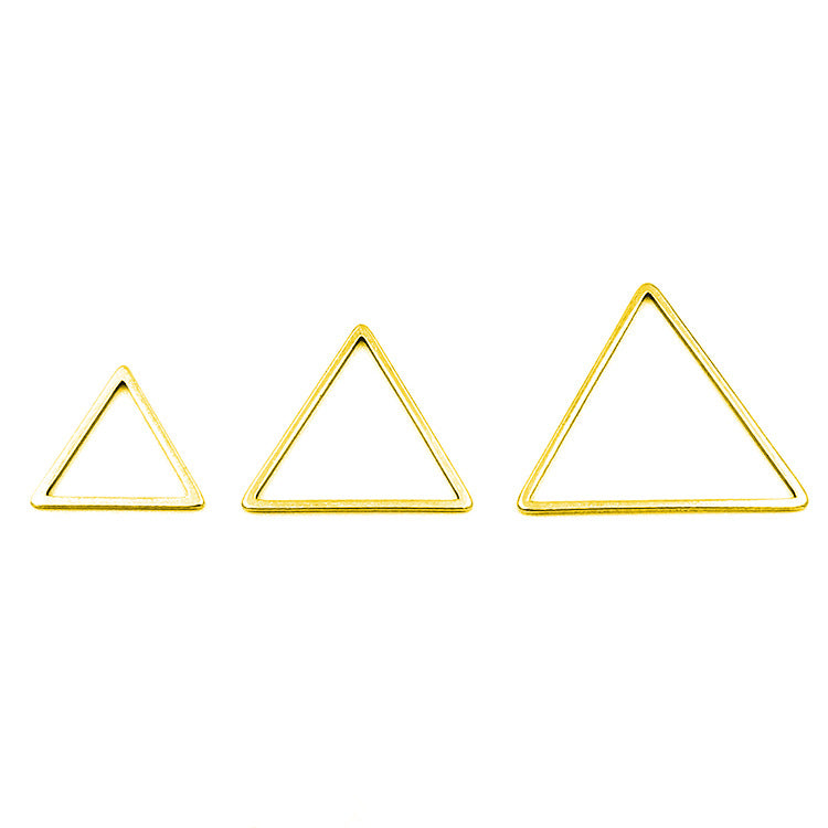 10pcs/pack Triangle hollowed-out for diy