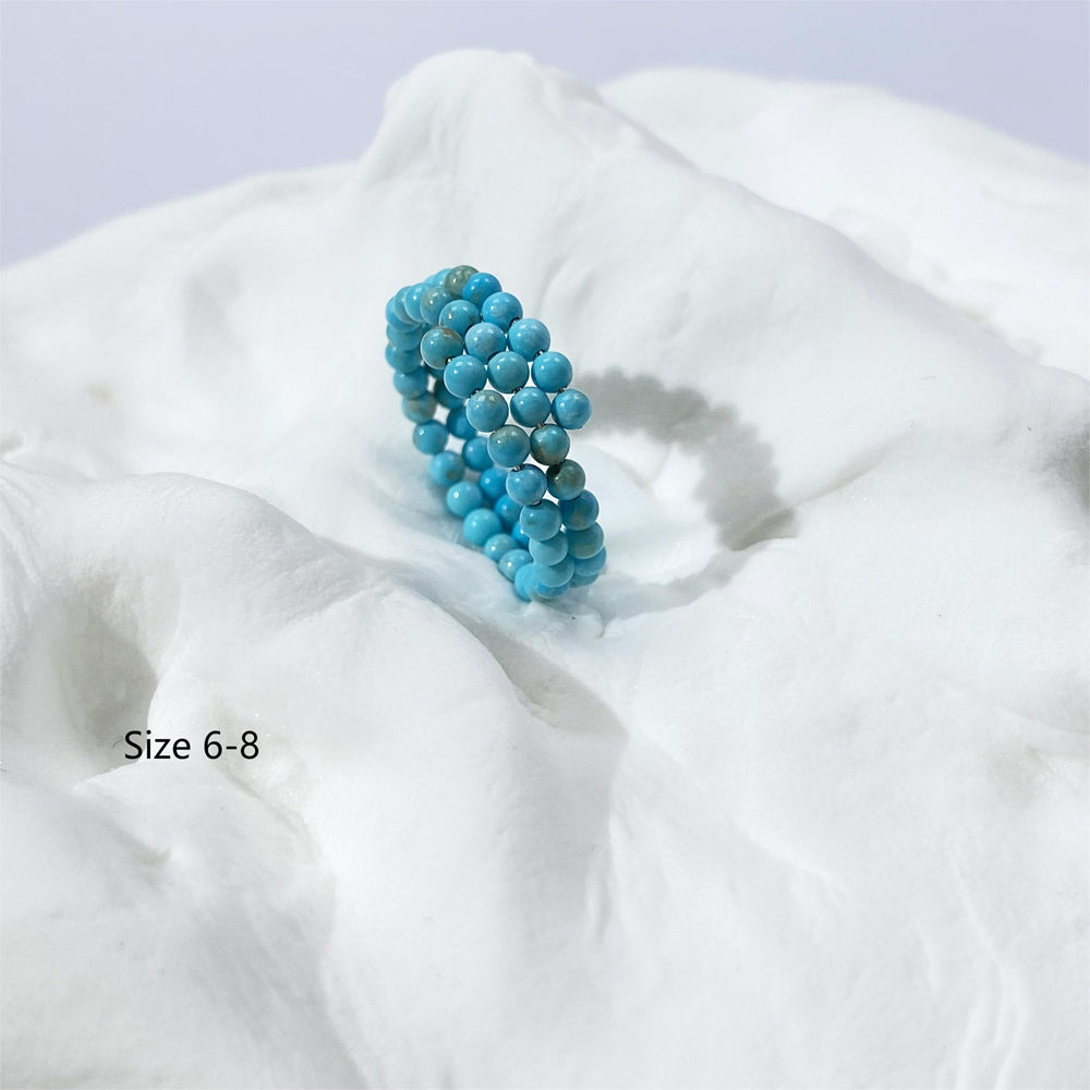 Turquoise Rings ,Wire wrapped jewelry ,handmade ring,Boho style for women