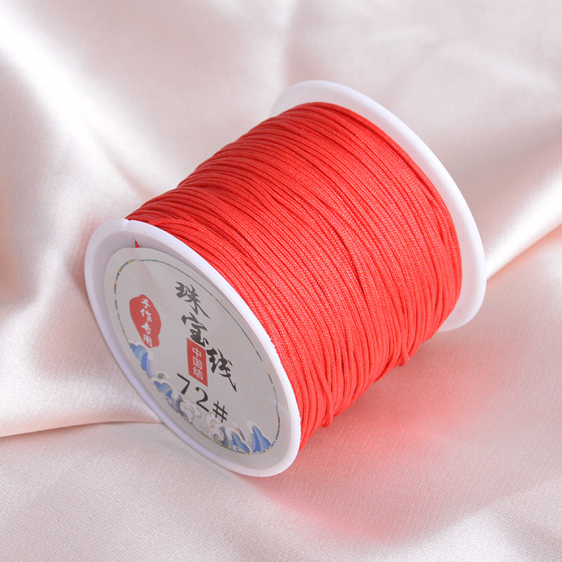 Nylon thread 0.8mm 72# total 50colors