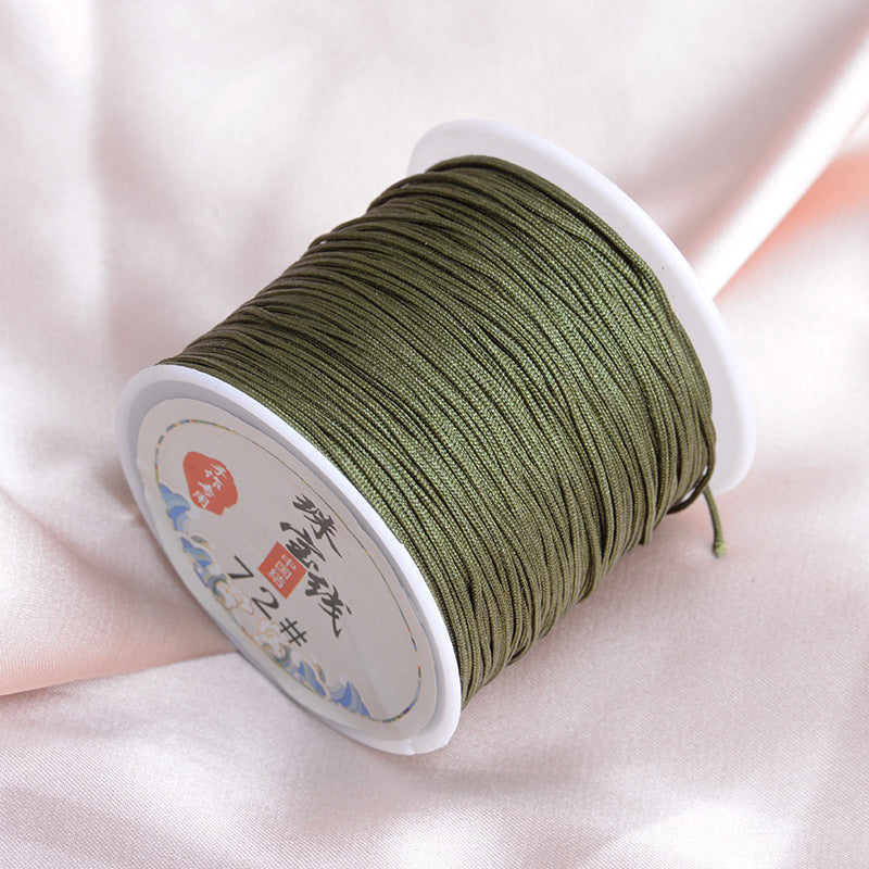 Nylon thread 0.8mm 72# total 50colors