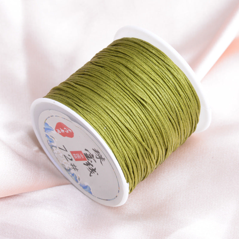 Nylon thread 0.8mm 72# total 50colors