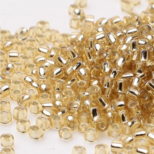 10g MGB round beads Silver Lined 15/0