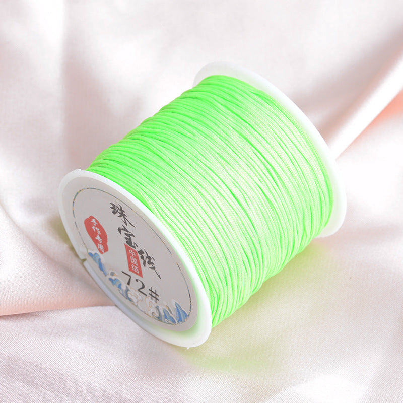 Nylon thread 0.8mm 72# total 50colors