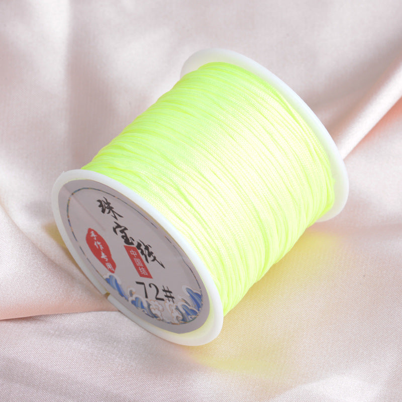 Nylon thread 0.8mm 72# total 50colors