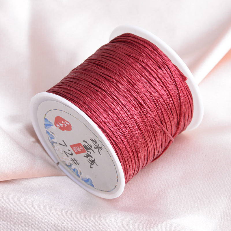 Nylon thread 0.8mm 72# total 50colors