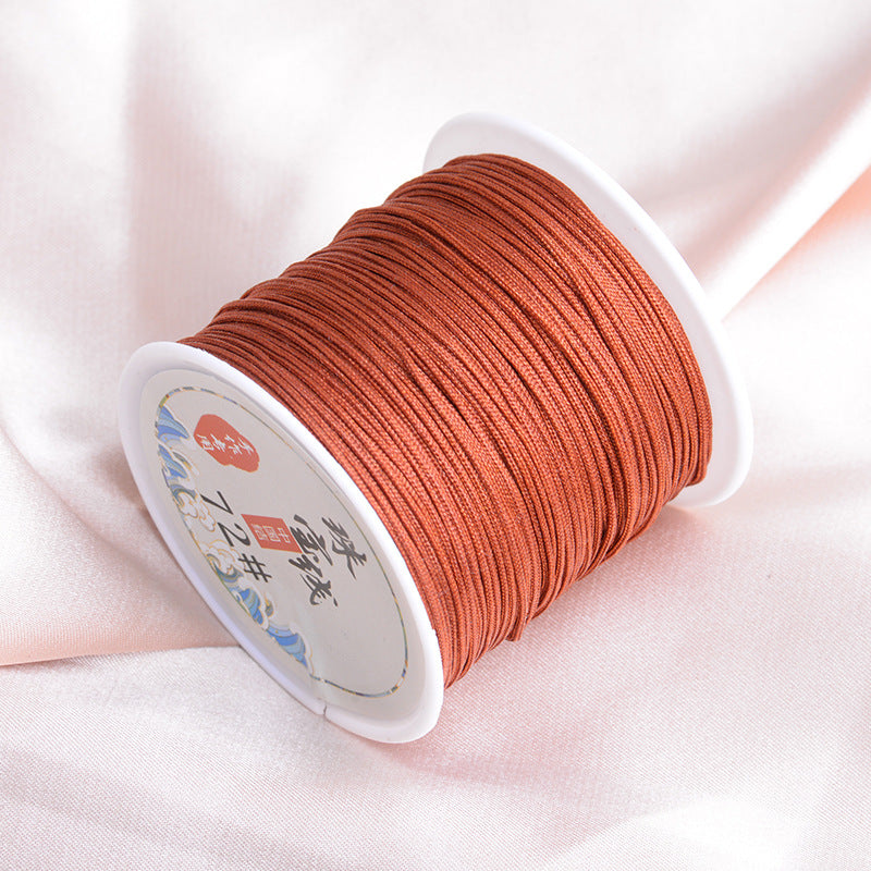 Nylon thread 0.8mm 72# total 50colors