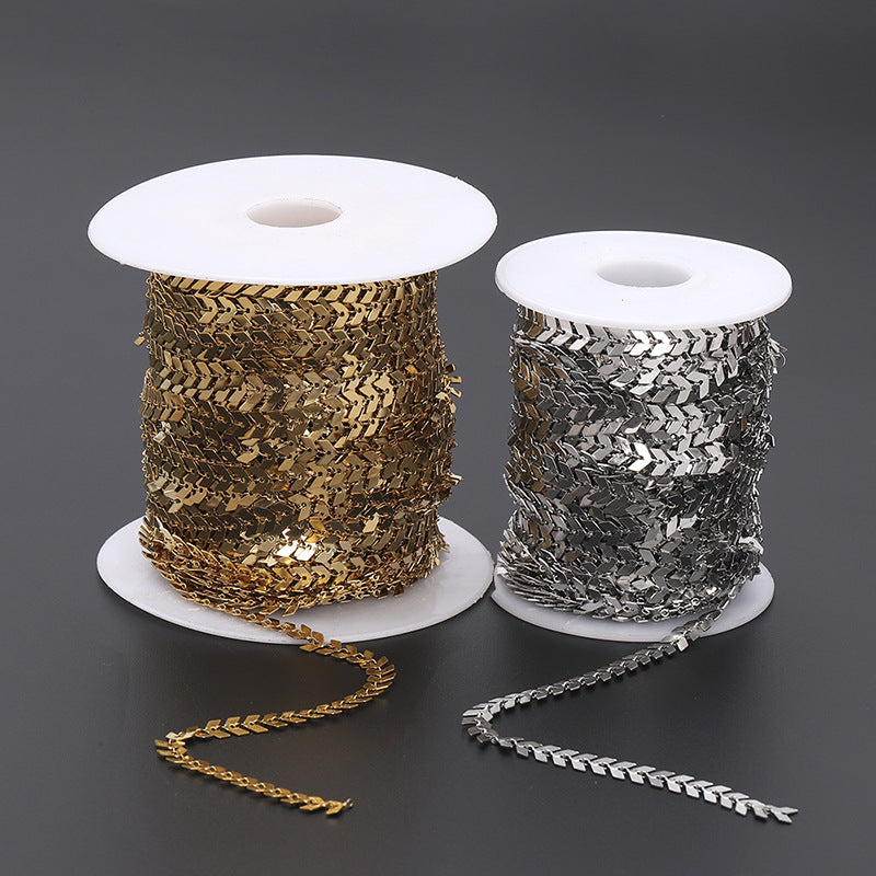 C1150 Arrows Chain -Vacuum Plating Waterproof Stainless steel chain
