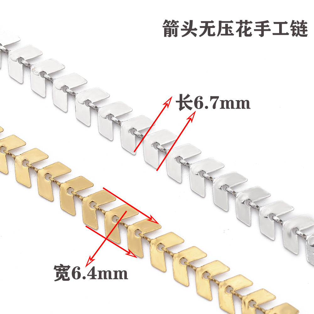 C1150 Arrows Chain -Vacuum Plating Waterproof Stainless steel chain