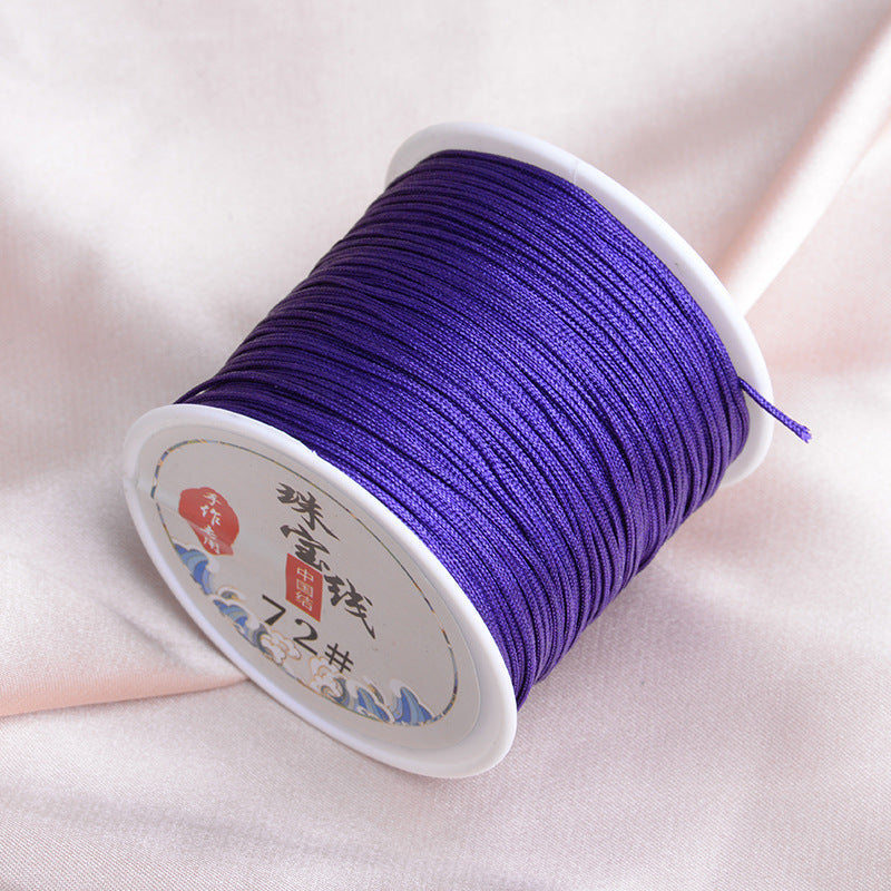 Nylon thread 0.8mm 72# total 50colors