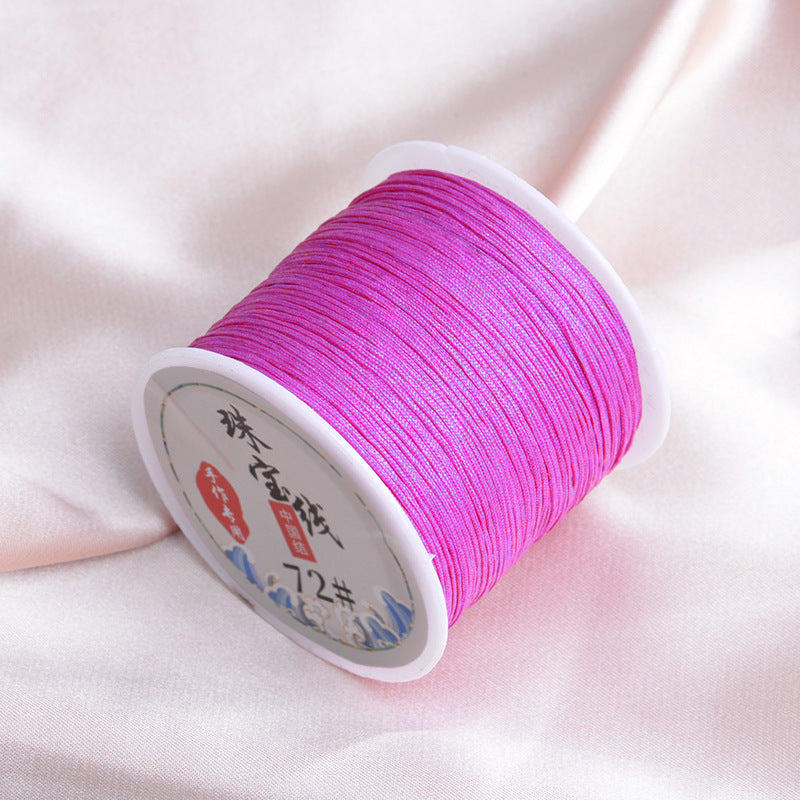 Nylon thread 0.8mm 72# total 50colors