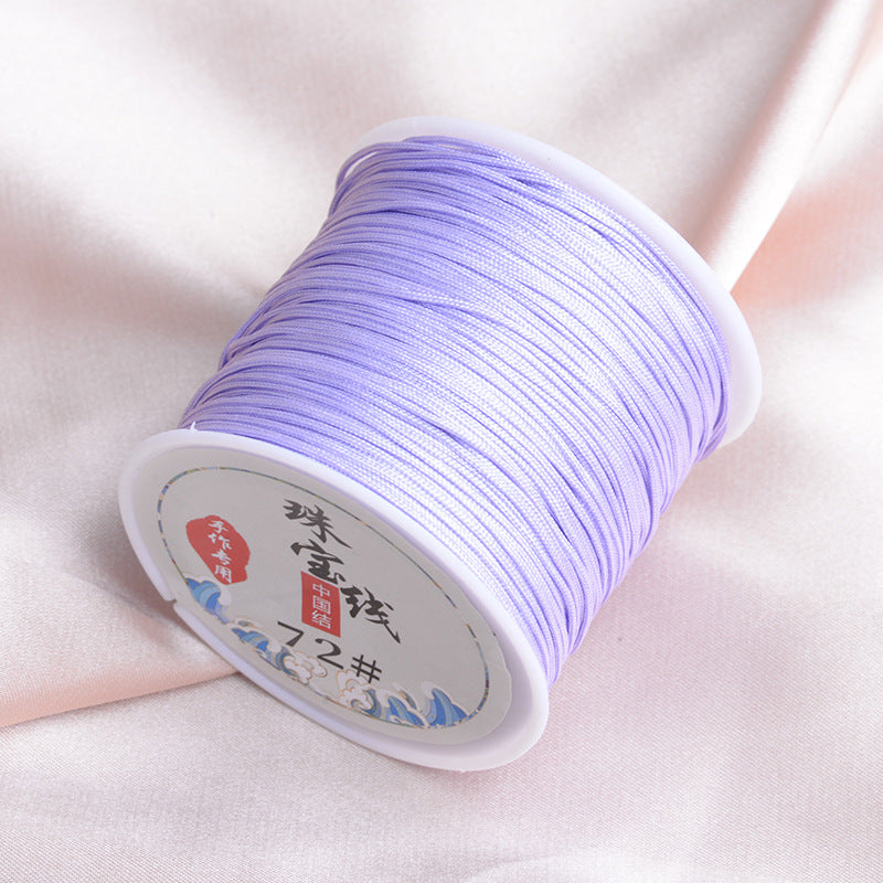Nylon thread 0.8mm 72# total 50colors