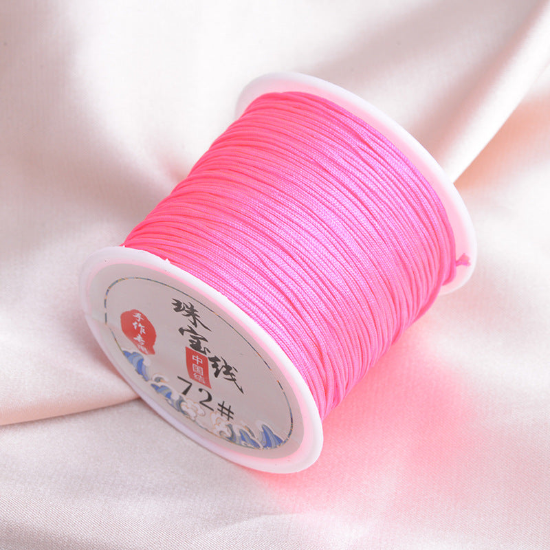 Nylon thread 0.8mm 72# total 50colors