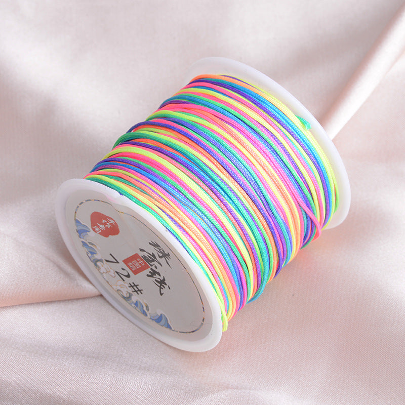 Nylon thread 0.8mm 72# total 50colors