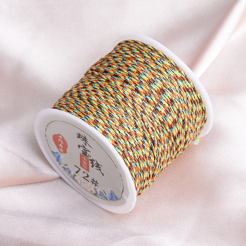 Nylon thread 0.8mm 72# total 50colors