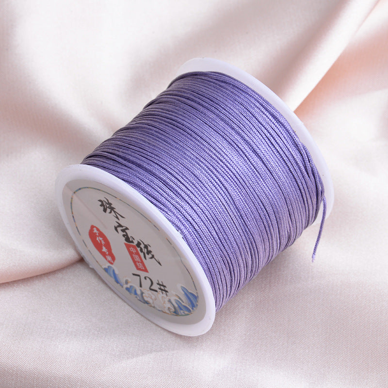 Nylon thread 0.8mm 72# total 50colors