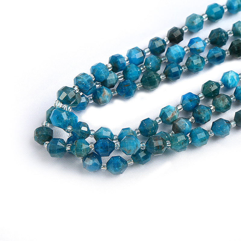8mm Double Tip Faceted Semi-Precious Gemstone