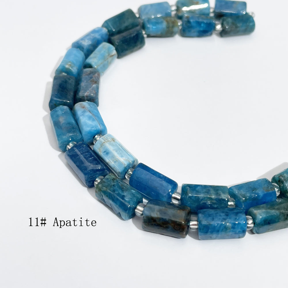 8*11mm Tube Faceted Semi-Precious Gemstone