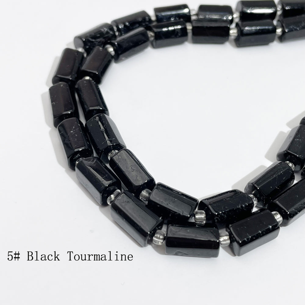 8*11mm Tube Faceted Semi-Precious Gemstone