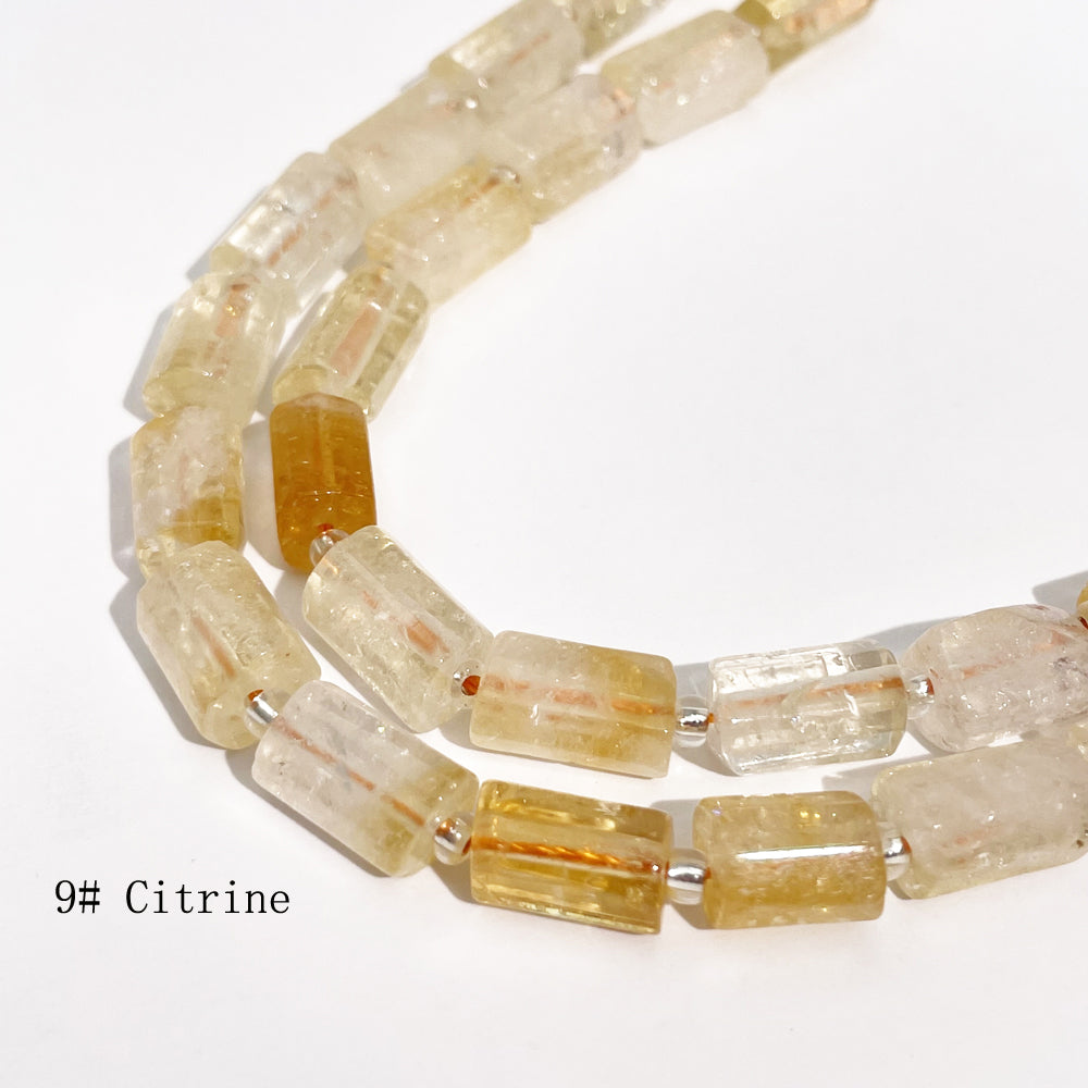 8*11mm Tube Faceted Semi-Precious Gemstone