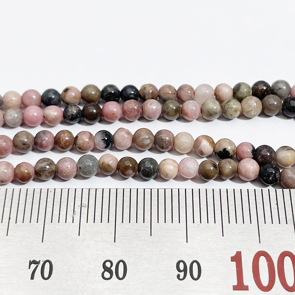 MIX 2MM and 3MM round stone beads for DIY jewelry