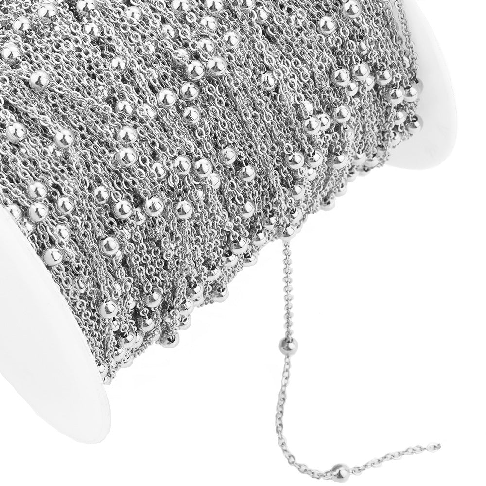C06 Ball Chain-Vacuum Plating Waterproof Stainless steel chain