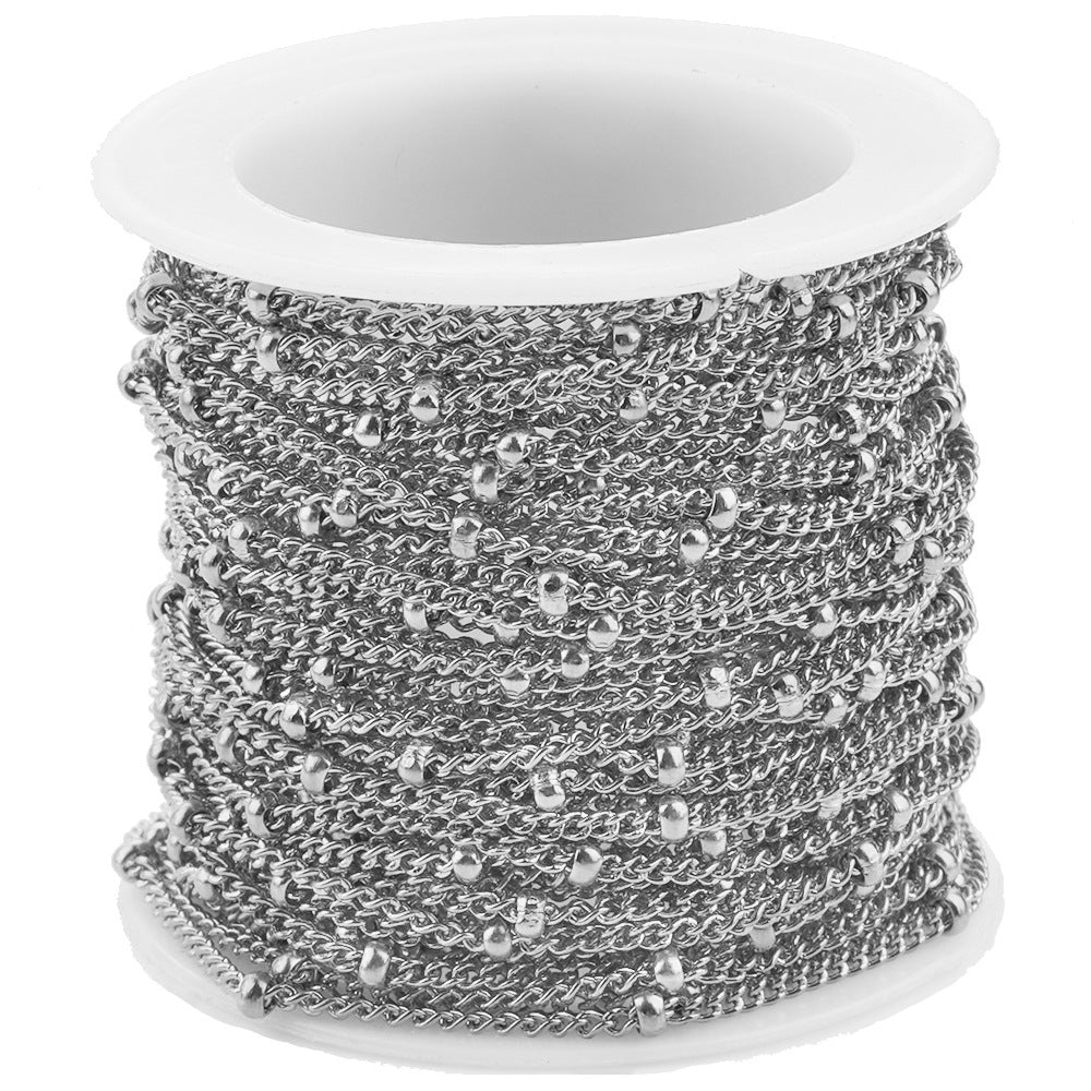 C07 Beads Chain-Vacuum Plating Waterproof Stainless steel chain