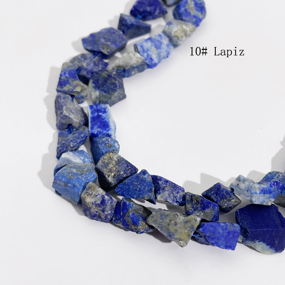 7-11mm Raw Stone beads