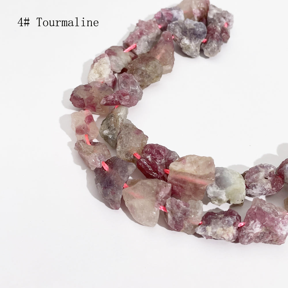 7-11mm Raw Stone beads