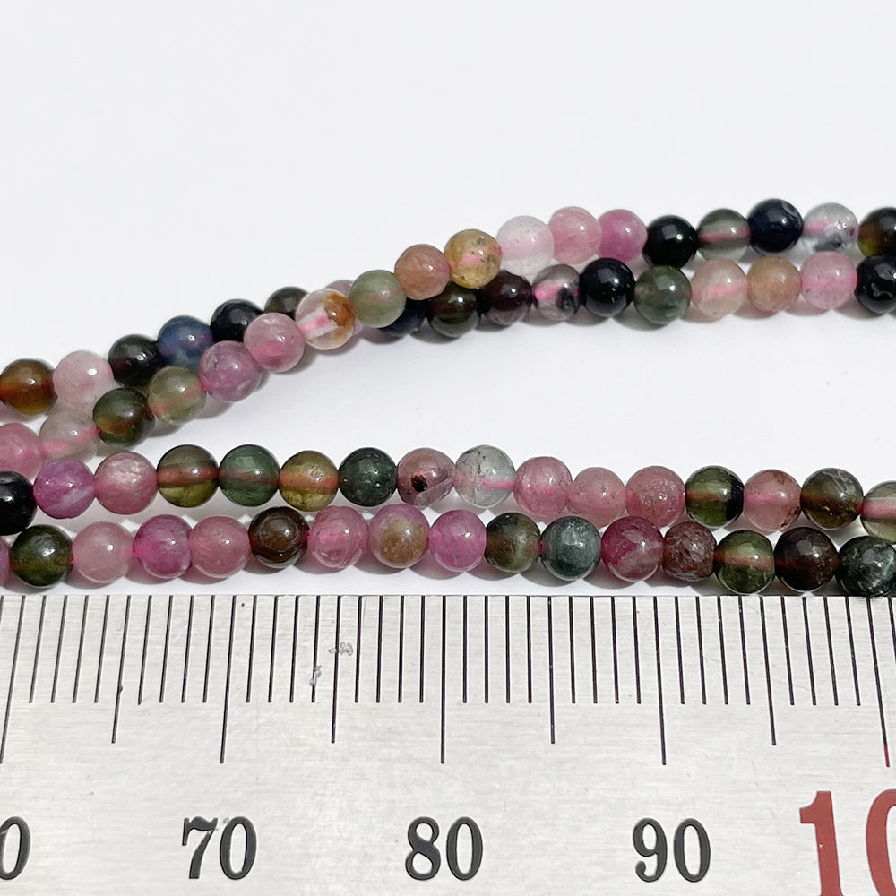 MIX 2MM and 3MM round stone beads for DIY jewelry