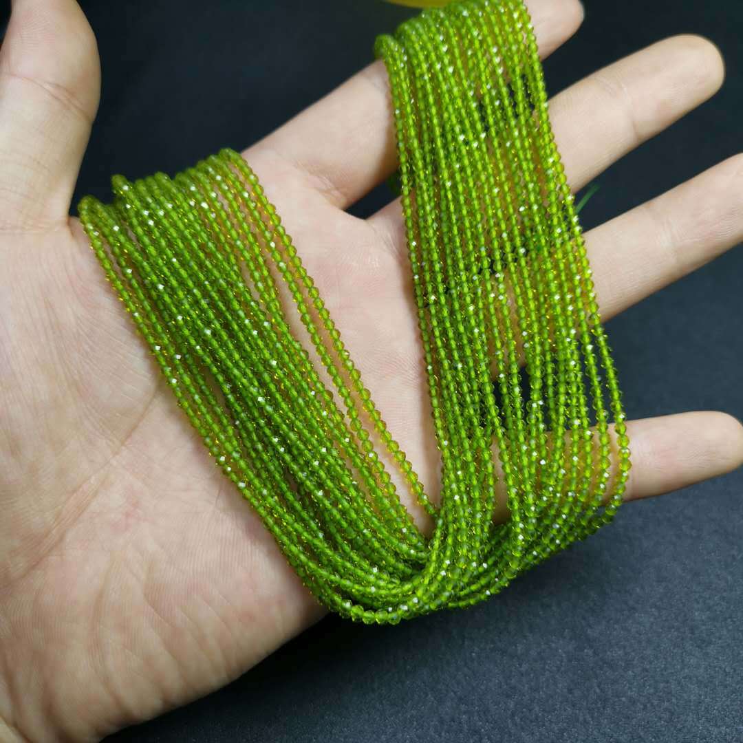 2mm /3mm faceted rare earth glass spinel ,man-made spinel beads