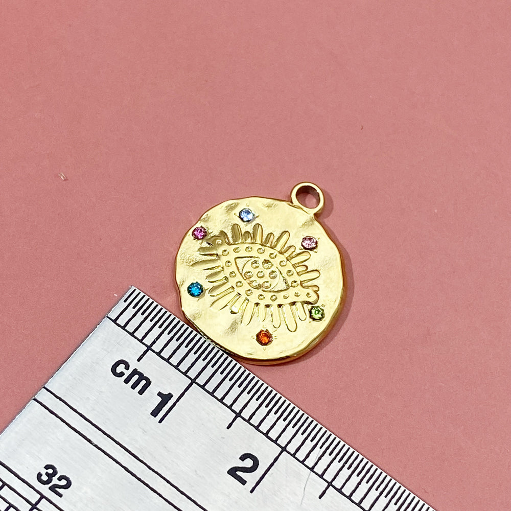 5005 Evil eye pendant for DIY