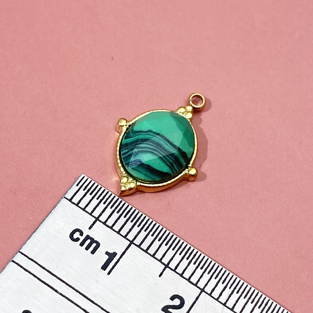 Turquoise /Malachite Pendant for DIY