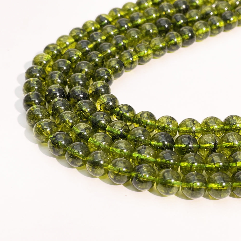 Aug- Man made Olive Quartz
