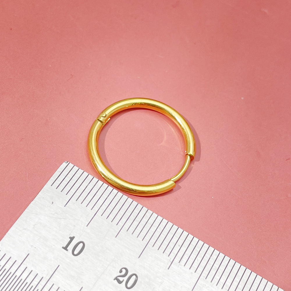 Small circle Hoop Earring Waterproof and Fadeless