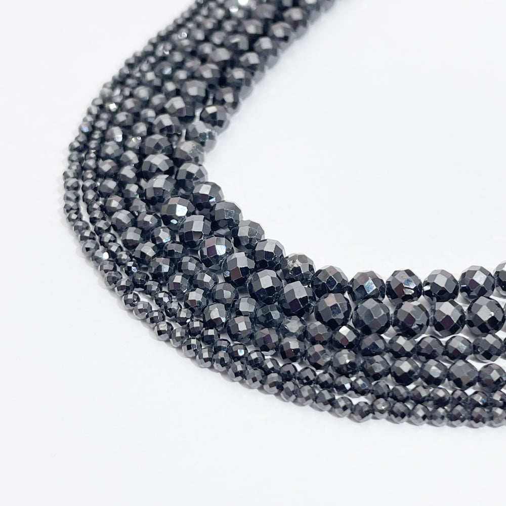 Tiny Cubic Zircon Micro Faceted Beads 2mm 3mm 4mm