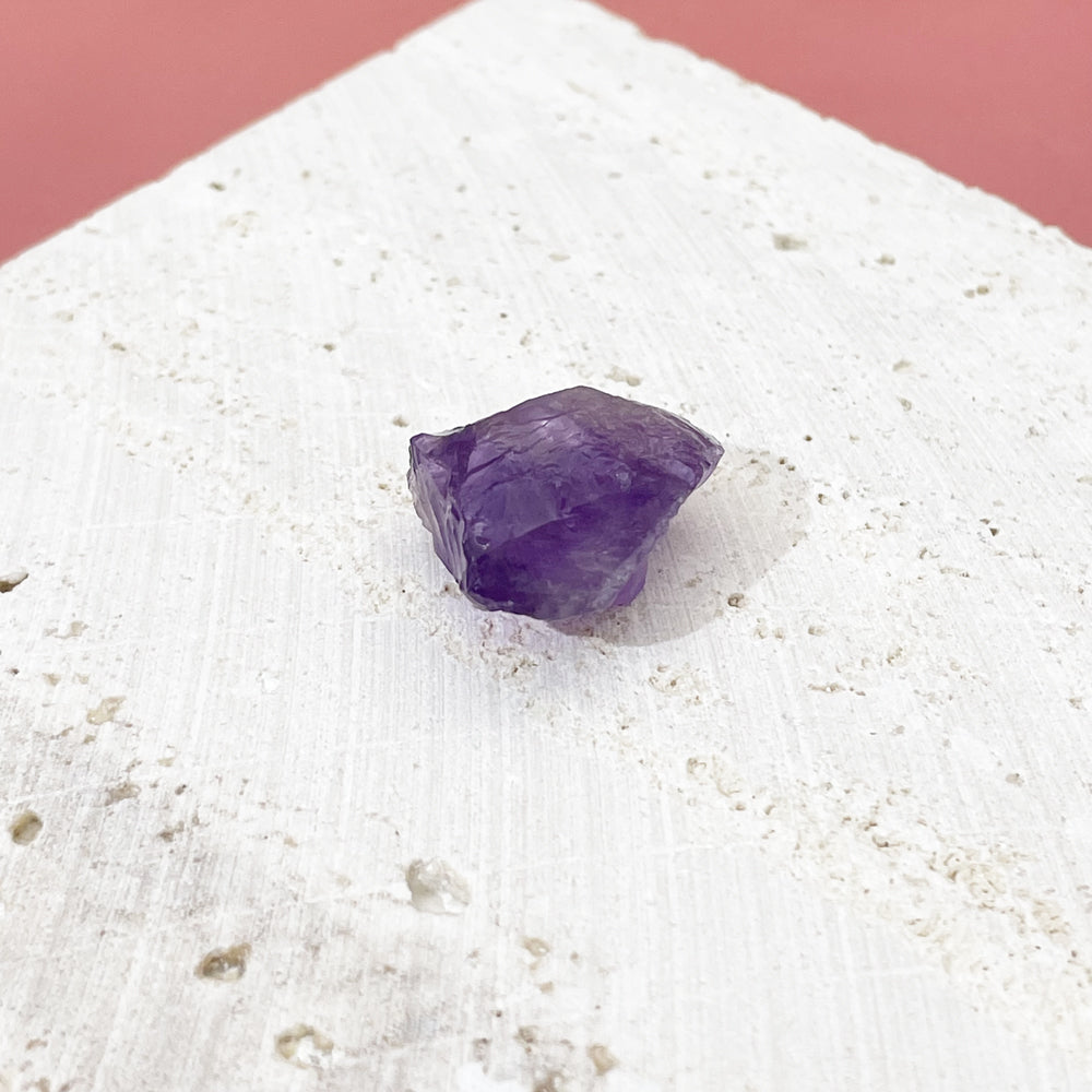 5pcs Raw stone amethyst