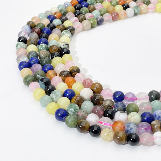 6MM 8MM 10MM MIX Color Natural Round beads