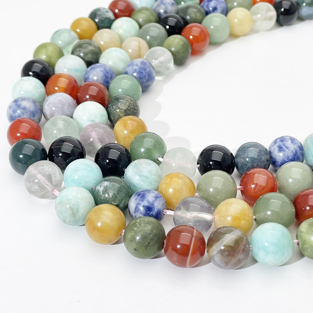 6MM 8MM 10MM MIX Color Natural Round beads