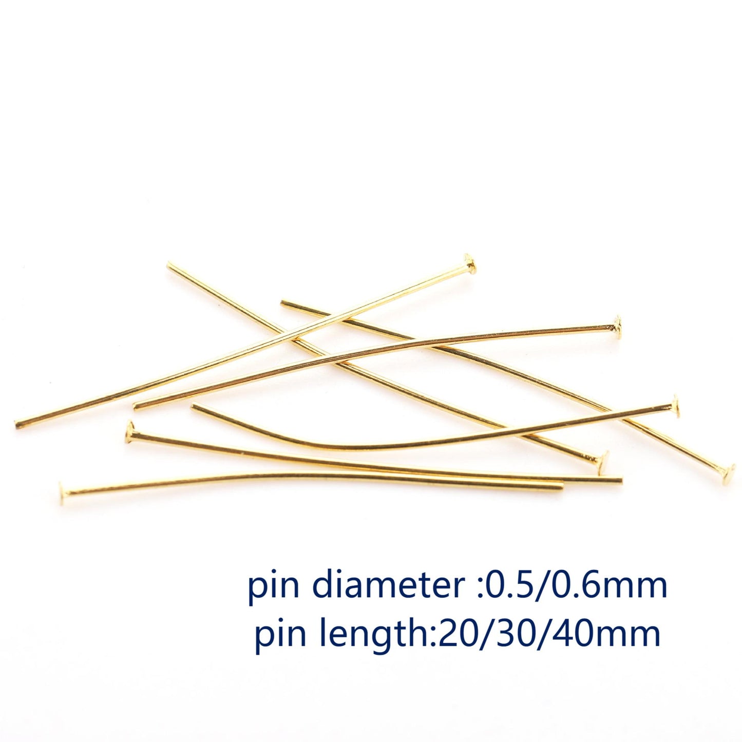 10 or 100pcs/pack 9 pins eye pin-Vacuum Plating Waterproof Stainless steel pin