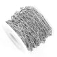 Big engraved paper clip chian -Vacuum Plating Waterproof Stainless steel chain